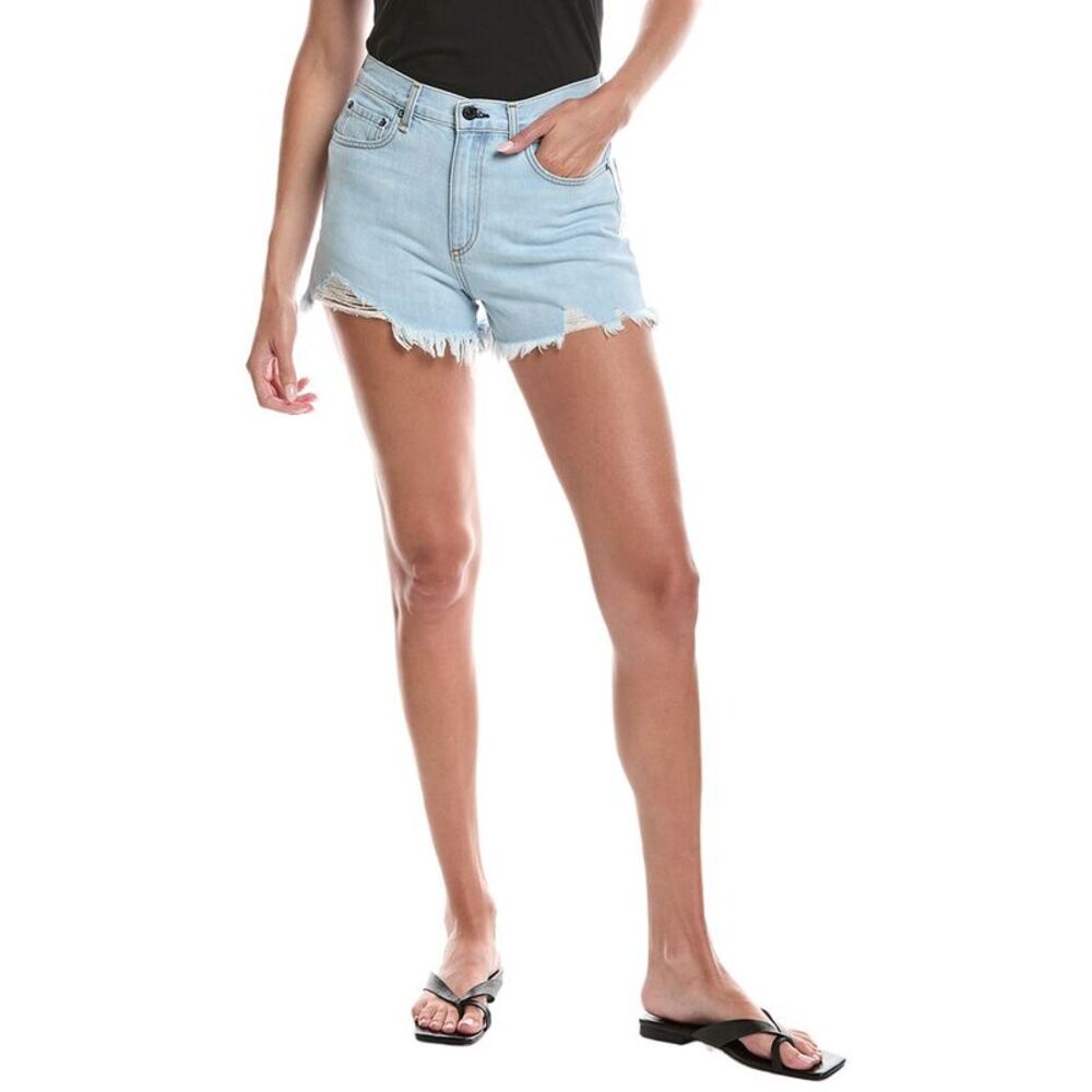 Askk Ny Womens  High Rise Short, White